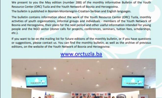 monthly bulletin od the ORC Tuzla and YN in B&H No. 288
