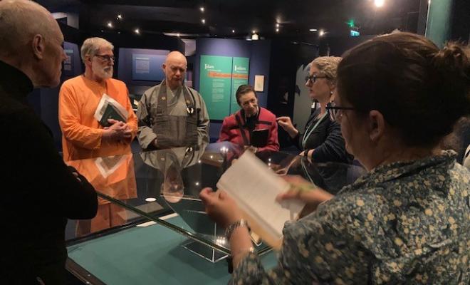 Members from Dublin City Interfaith Forum exploring the Chester Beatty collection Dublin, Ireland