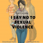 I say no to sexual violence poster